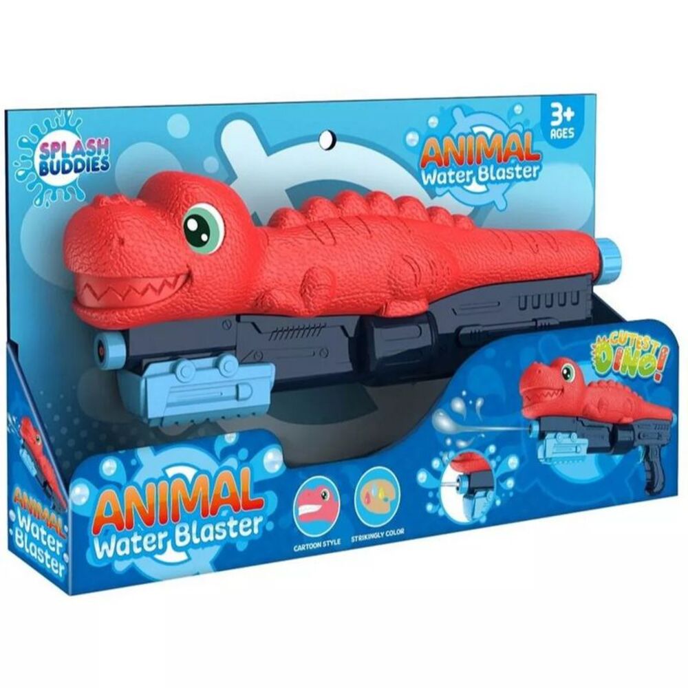 Splash Buddies Dino Squirt Gun Water Blaster Toy